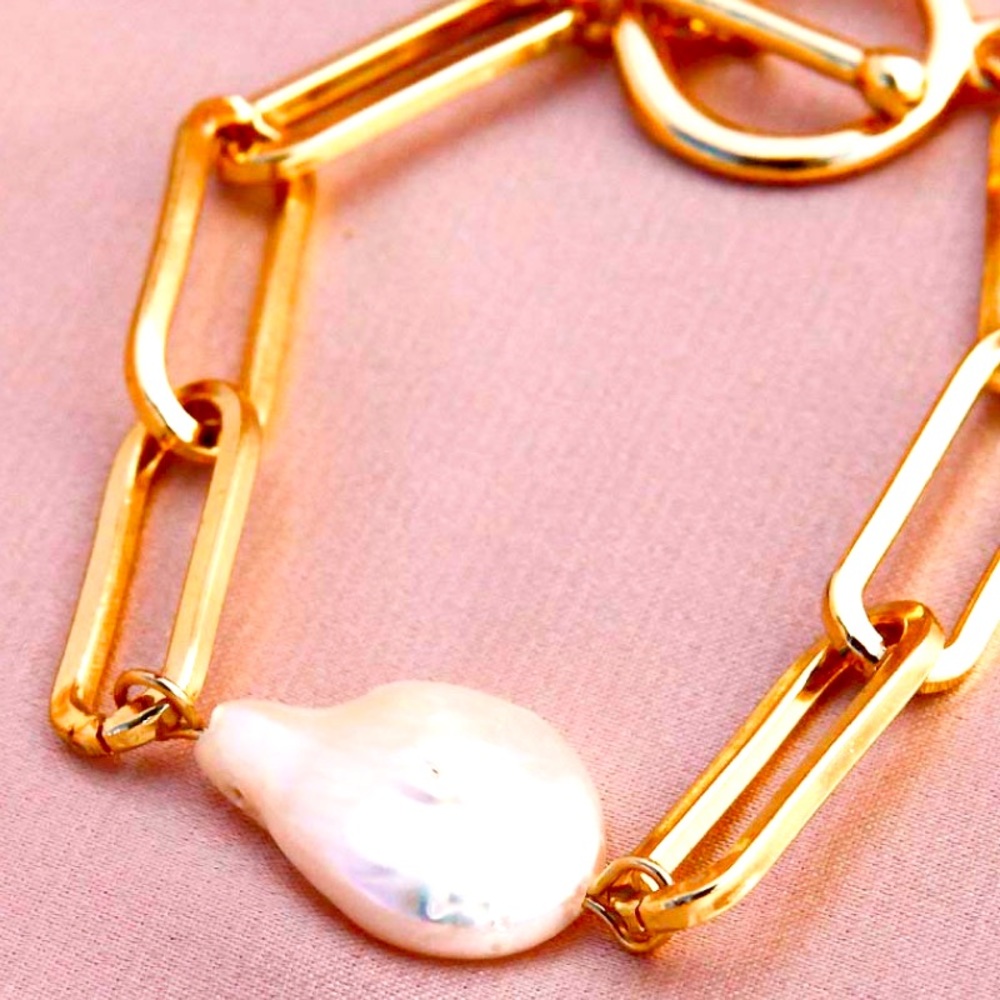 Pearl O-Ring Chain Link
